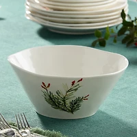 Certified International Holly And Vines Stoneware Serving Bowl