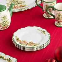 Certified International Holly Tree 4-pc. Melamine Salad Plate
