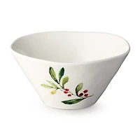 Certified International Holly And Vines 4-pc. Stoneware Ice Cream Bowl