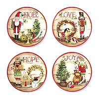 Certified International Nutcracker Parade 4-pc. Ceramic Soup Bowl