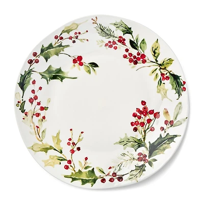 Certified International Holly And Vines Stoneware Serving Platter