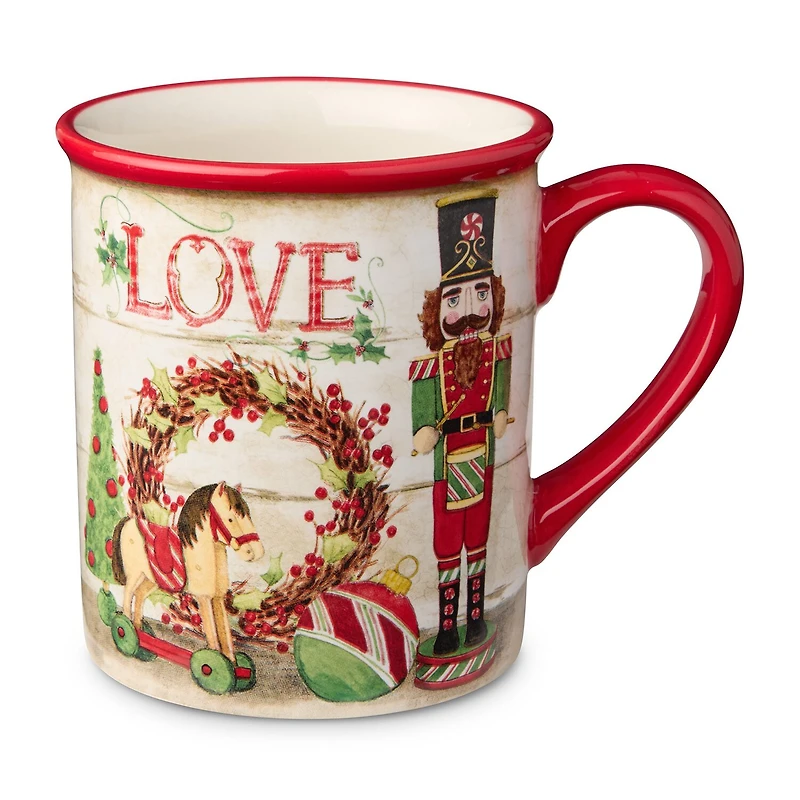 Certified International Nutcracker Parade 4-pc. Holiday Coffee Mug