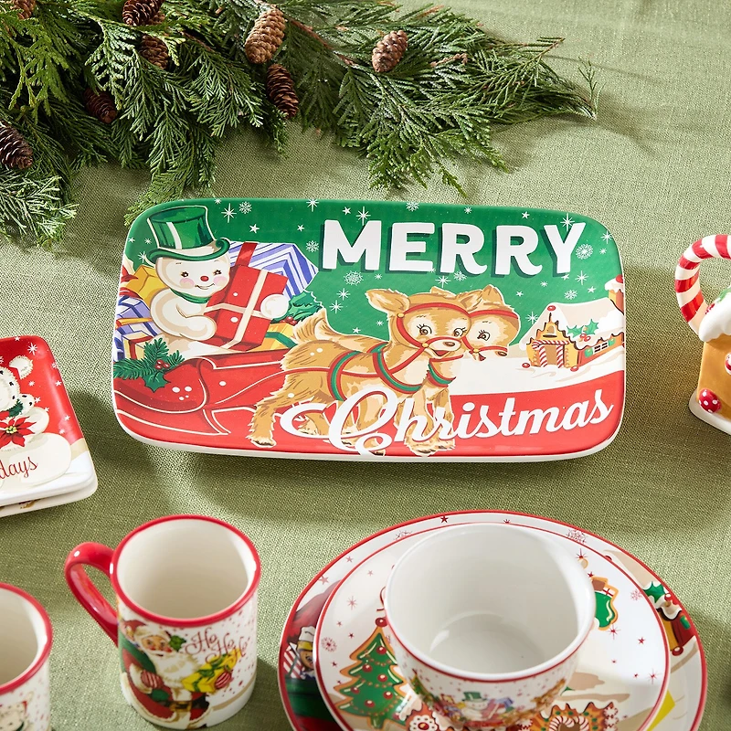 Certified International Harvest Fields 4-pc. Ceramic Ice Cream Bowl