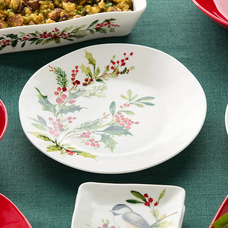 Certified International Holly And Vines 4-pc. Stoneware Dinner Plate