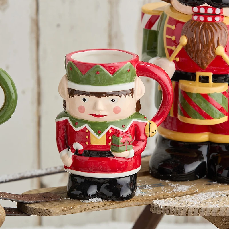 Certified International Nutcracker Parade 4-pc. Holiday Coffee Mug