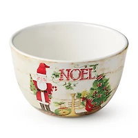 Certified International Nutcracker Parade 4-pc. Ceramic Ice Cream Bowl