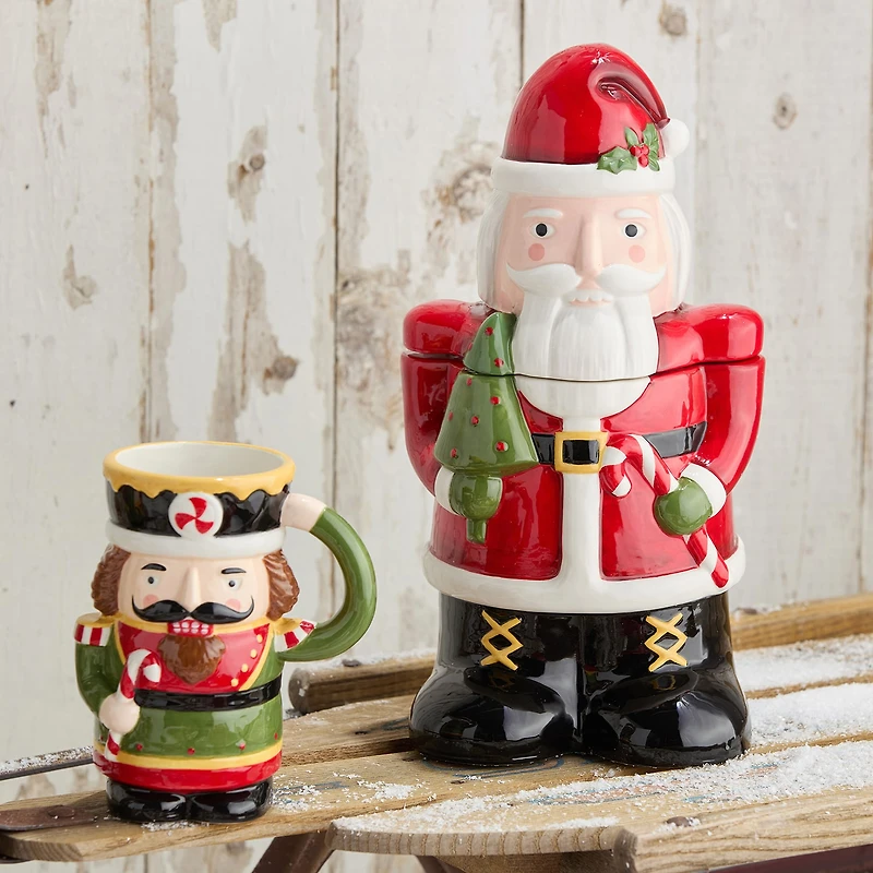 Certified International Nutcracker Parade Ceramic Cookie Jar