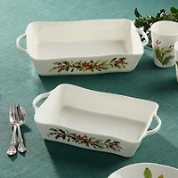 Certified International Holly And Vines 14" Baking Dish