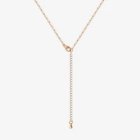 JS Jessica Simpson Womens Crystal Alloy Heart Pendant Necklace