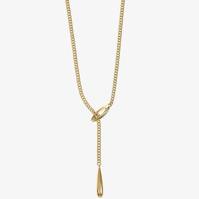 Liz Claiborne Bolo Adjustable Womens 17 Inch Y Necklace