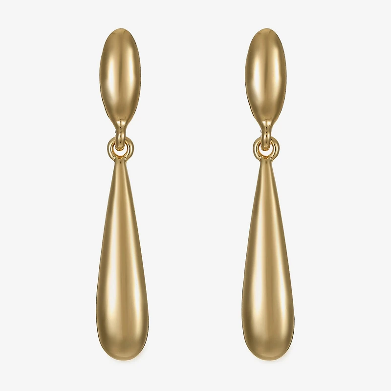 Liz Claiborne Double Womens Hypoallergenic Drop Earrings