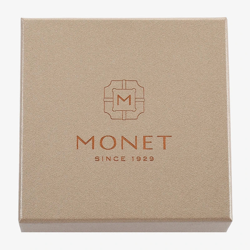 Monet Jewelry Gold Tone Lovebirds Gold Tone Compact Mirror