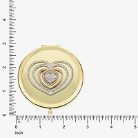 Monet Jewelry Gold Tone Gold Tone Heart Compact Mirror