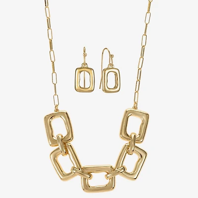 Liz Claiborne Womens Square 2-pc. Jewelry Set