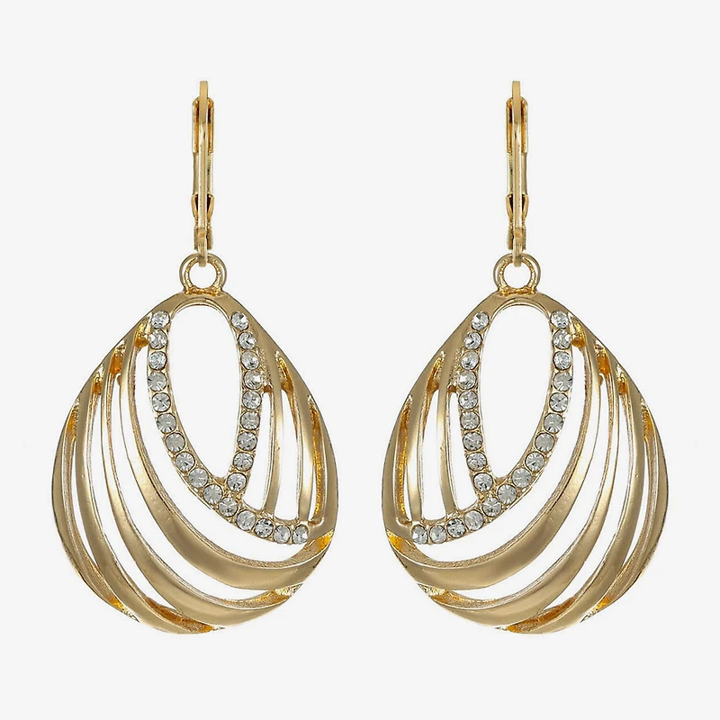 Monet Jewelry Womens Glass Drop Earrings