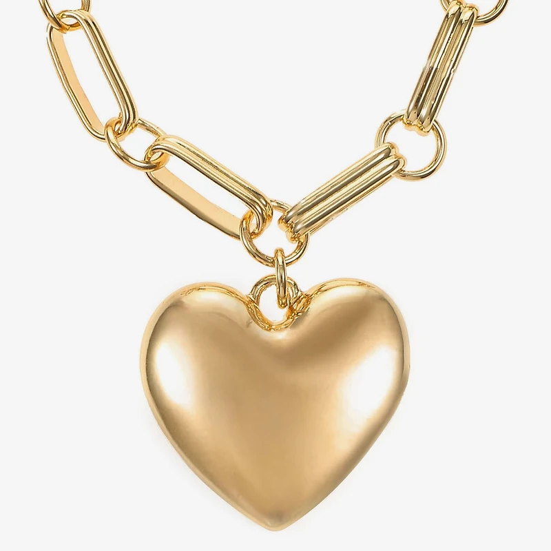 Liz Claiborne Womens Glass Heart Hypoallergenic 2-pc. Jewelry Set