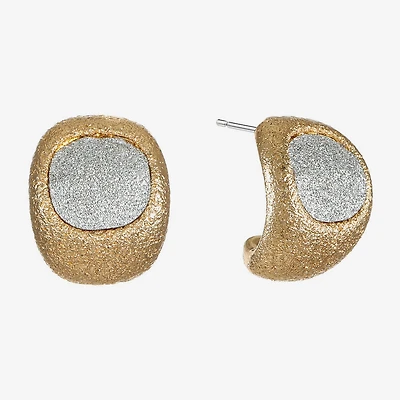 Monet Jewelry Womens 15mm Hypoallergenic Hoop Earrings