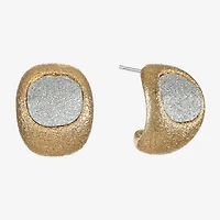 Monet Jewelry Womens 15mm Hypoallergenic Hoop Earrings