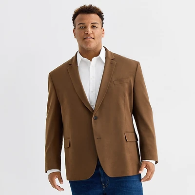 J. Ferrar 360 Stretch Mens Big and Tall Regular Fit Sport Coat