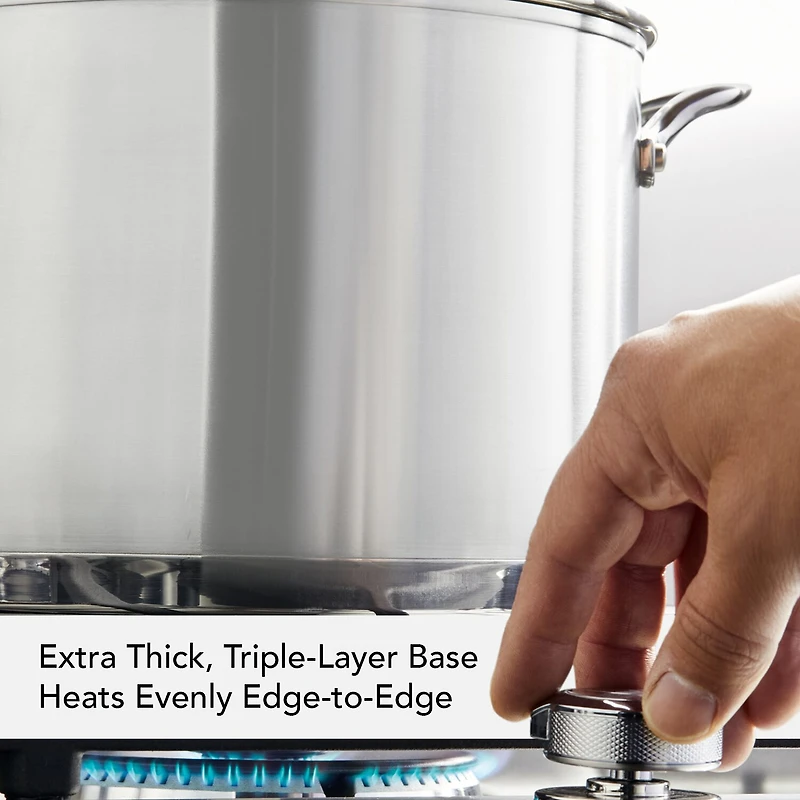 KitchenAid 3-Ply Stainless Steel 8-qt. Stockpot