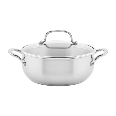 KitchenAid 3-Ply Stainless Steel 4-qt. Dutch Oven