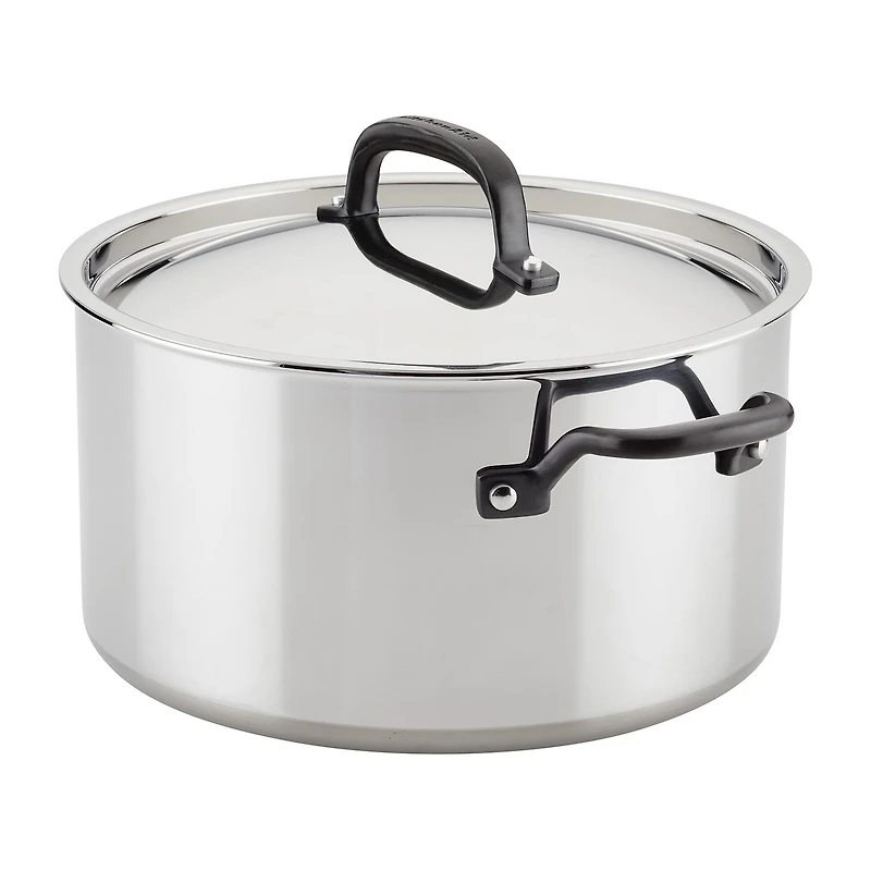 KitchenAid 5-Ply Clad Stainless Steel 8-qt. Stockpot