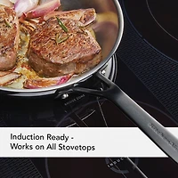 KitchenAid 5-Ply Clad Stainless Steel 12.25" Frying Pan