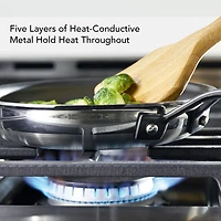 KitchenAid 5-Ply Clad Stainless Steel 8.25" Frying Pan