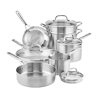 KitchenAid 3-Ply Stainless Steel 11-pc. Cookware Set
