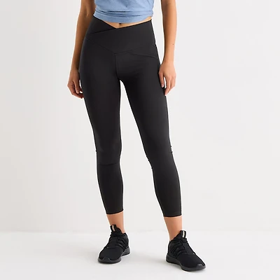 Xersion Womens EverUltra Criss-Cross High Rise 25" 7/8 Ankle Legging