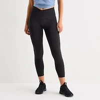 Xersion Womens EverUltra Criss-Cross High Rise 25" 7/8 Ankle Legging
