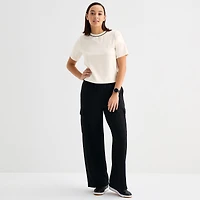 Stylus Womens Crew Neck Short Sleeve T-Shirt