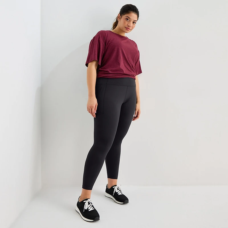 Xersion EverUltra™ Womens Quick Dry High Rise 25" Plus 7/8 Ankle Legging