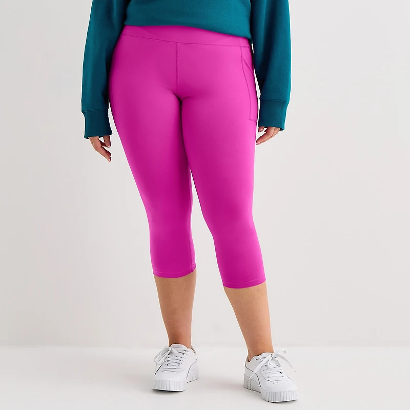 Xersion EverUltra™ Womens High Rise 23" Plus Cropped Legging