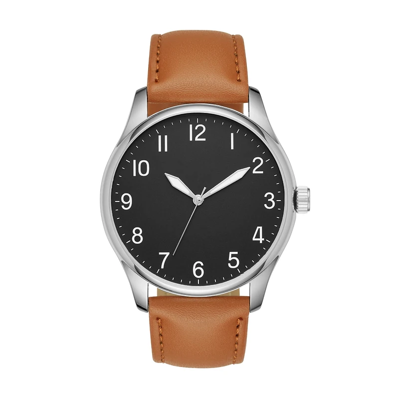 Mens Brown Strap Watch Fmdjo124