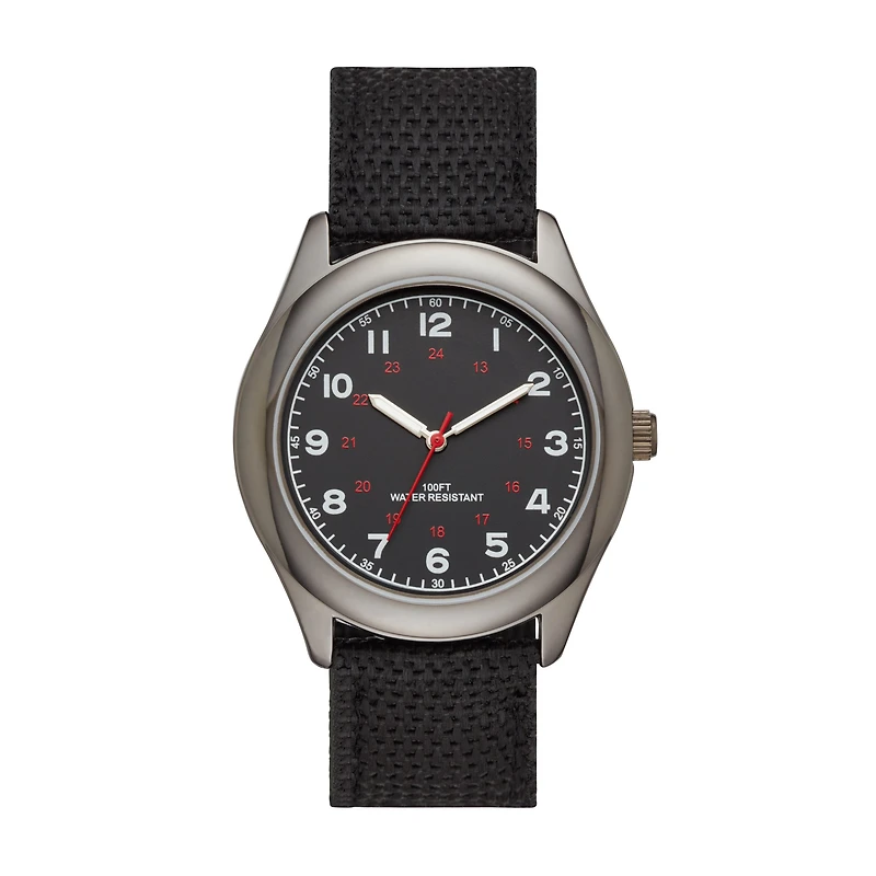 Mens Black Strap Watch Fmdjo127
