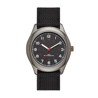 Mens Black Strap Watch Fmdjo127