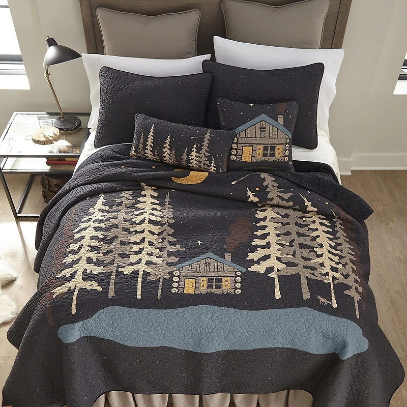 Donna Sharp Moonlit Cabin Pillow Sham