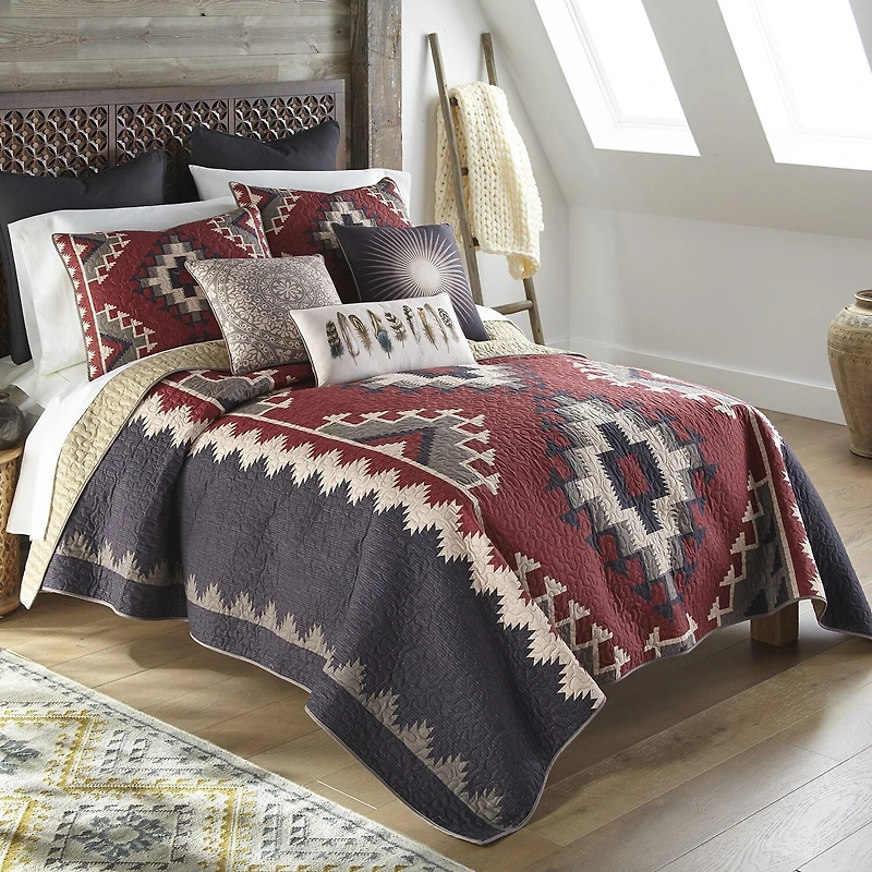 Donna Sharp Mojave Red 3-pc. Quilt Set