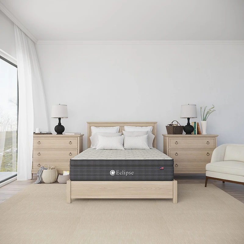 Eclipse Empower 12" Euro Pillow Top Hybrid - Mattress A Box