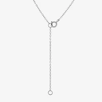 Sterling Silver 3-in-1 Cubic Zirconia Circle "Mom" Necklace