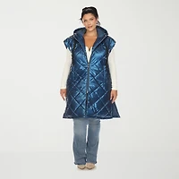 White Mark Womens Plus Midweight Puffer Vest