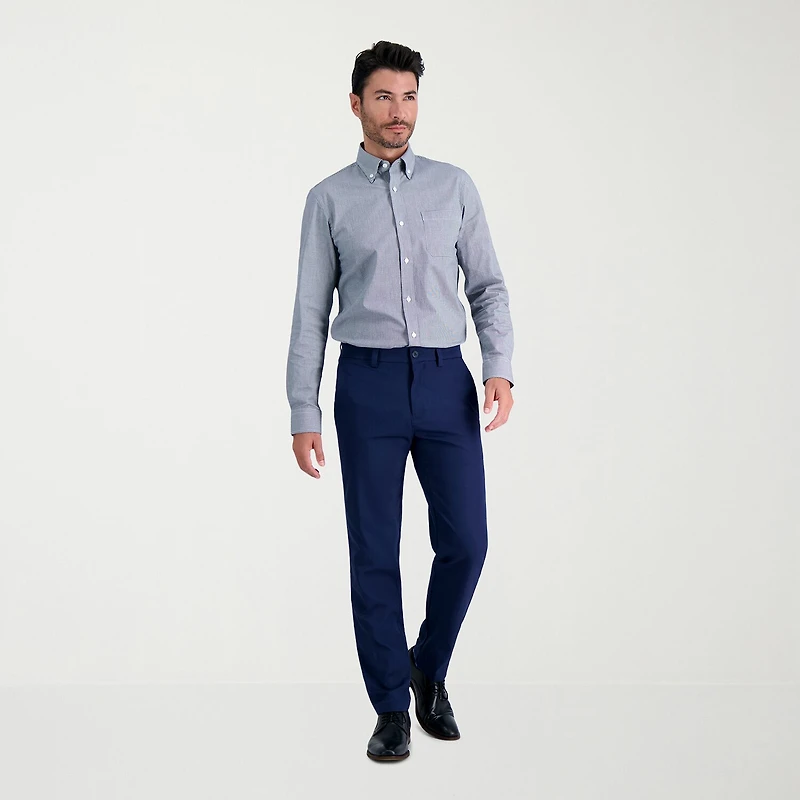Haggar Premium Comfort Mens Slim Fit Easy Care Long Sleeve Dress Shirt