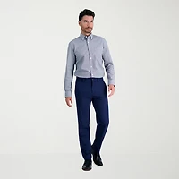 Haggar Premium Comfort Mens Slim Fit Easy Care Long Sleeve Dress Shirt