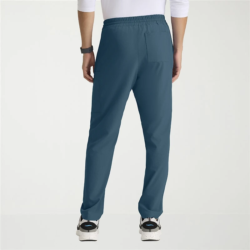 Skechers Skp718 Compass 5-Pocket Elastic Waistband Straight Leg Mens Stretch Fabric Moisture Wicking Scrub Pant
