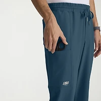 Skechers Skp718 Compass 5-Pocket Elastic Waistband Straight Leg Mens Stretch Fabric Moisture Wicking Scrub Pant