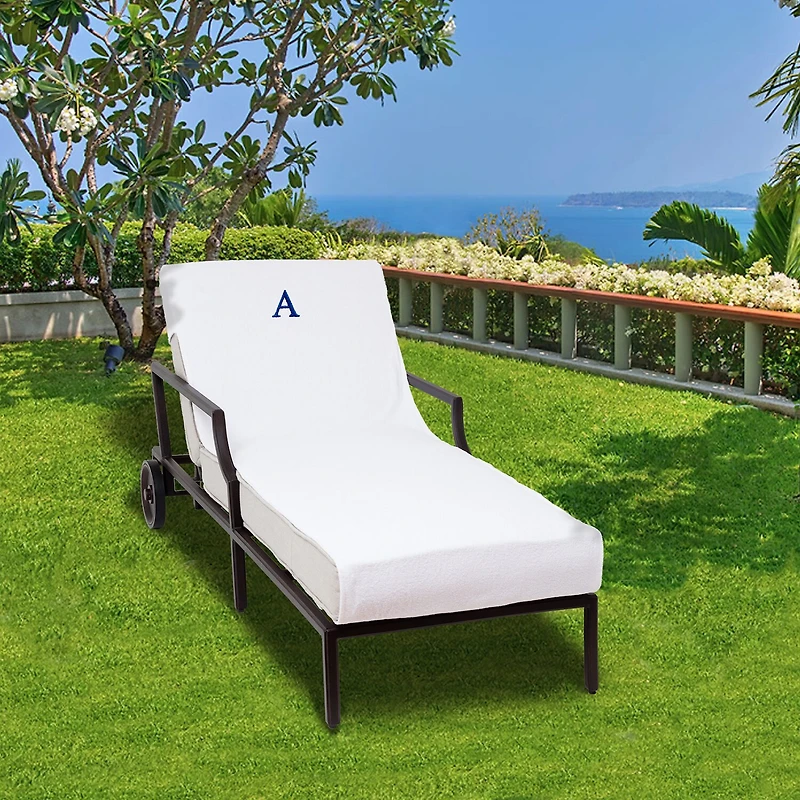 Linum Home Textiles Personalized Chaise Lounge Cover Chair Protector