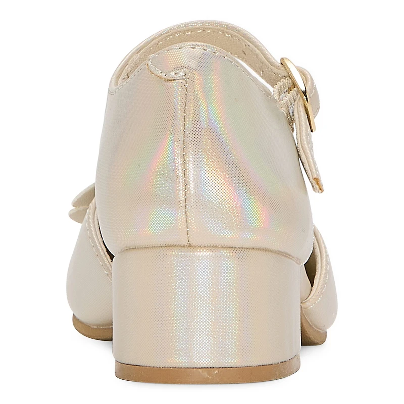 Christie & Jill Lil Ivy Toddler Girls Round Closed Toe Mary Jane Shoes