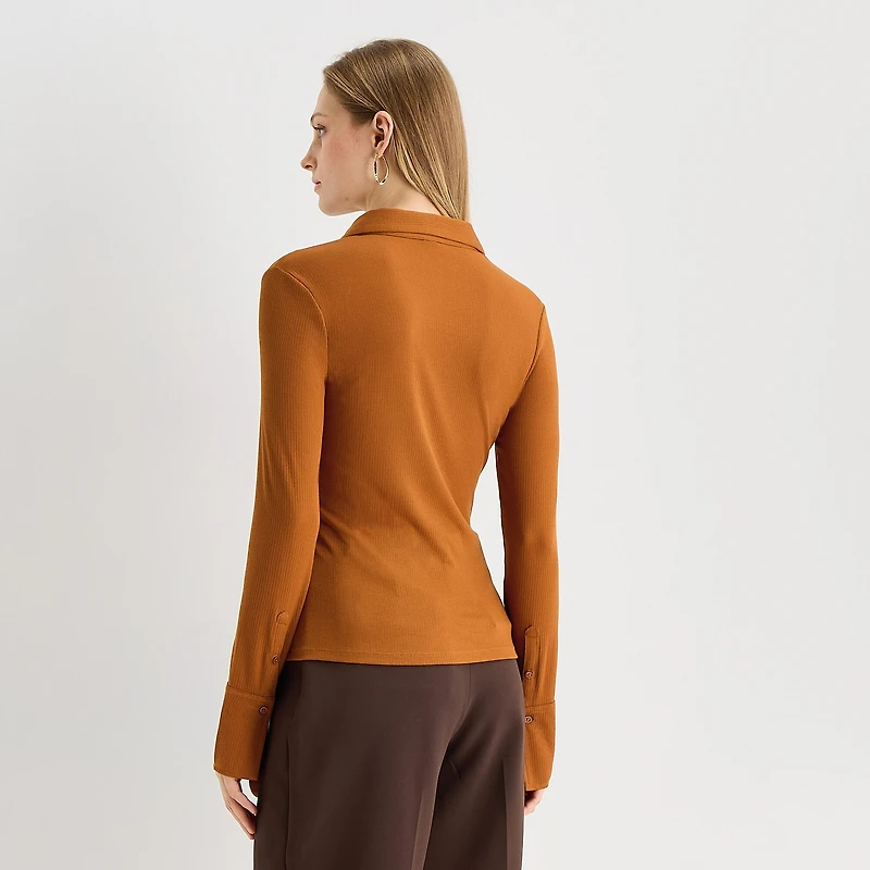 Worthington Womens Long Sleeve Blouse