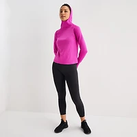 Xersion EverUltra Womens Hooded Long Sleeve Active T-Shirt